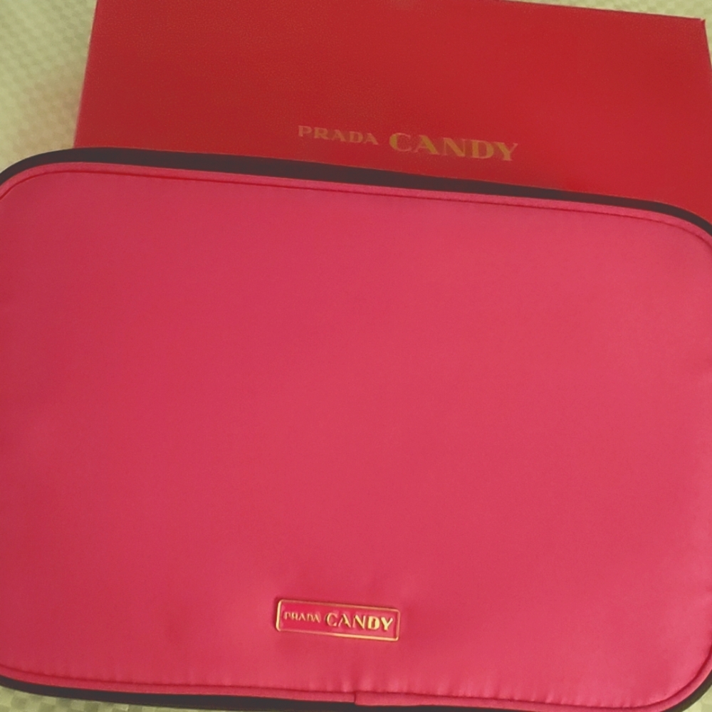 Prada  Pouch Vanity Cosmetic Case Bag